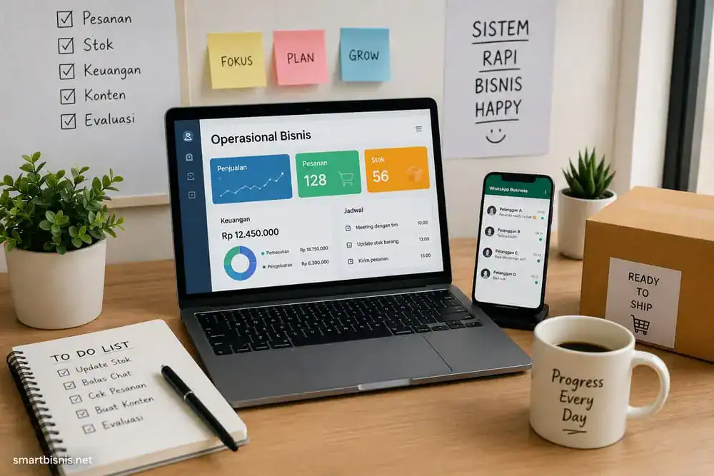 cara mengatur operasional bisnis dengan teknologi sederhana