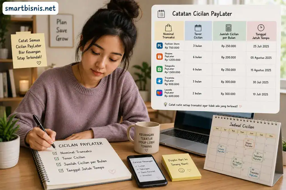 catat semua cicilan paylater