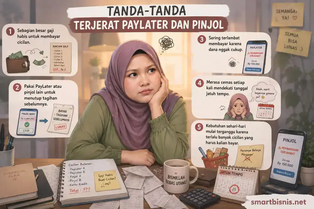 tanda-tanda terjerat paylater